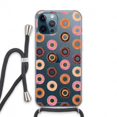 Donuts: iPhone 13 Pro Max Transparant Hoesje met koord