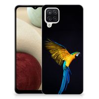 Samsung Galaxy A12 TPU Hoesje Papegaai