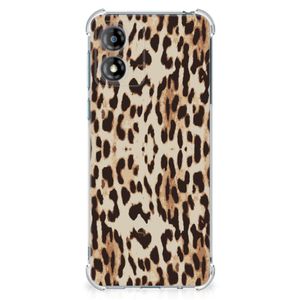 Motorola Moto E13 Case Anti-shock Leopard