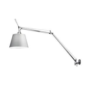 Artemide Tolomeo Mega wandlamp retrofit schakelaar alu grijs satijn 32