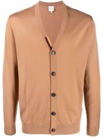 Paul Smith cardigan en laine mérinos à col v - Tons neutres