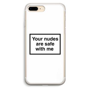Safe with me: iPhone 7 Plus Transparant Hoesje