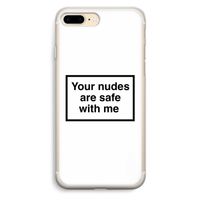 Safe with me: iPhone 7 Plus Transparant Hoesje