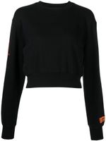 Heron Preston sweat crop à logo imprimé - Noir