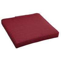 Hesperide Tuinstoelkussen - bordeaux rood - uv-bestendig - 40 x 4 cm