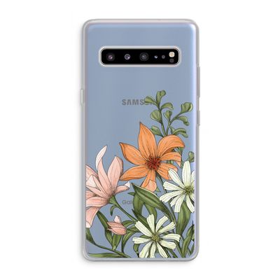 Floral bouquet: Samsung Galaxy S10 5G Transparant Hoesje