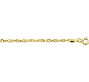 TFT Enkelbandje Singapore 2,3 Mm Geelgoud