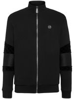 Philipp Plein veste à appliqué logo - Noir