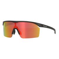 Trivio - fietsbril noa zwart revo rood met extra transparante lens