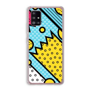 Pop Art #1: Samsung Galaxy A51 5G Transparant Hoesje