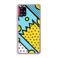 Pop Art #1: Samsung Galaxy A51 5G Transparant Hoesje