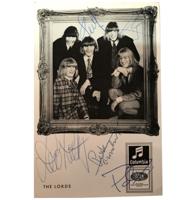 The Lords En Pete Townshend Van The Who Gesigneerde Promo Kaart