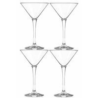 4x Cocktail/Martini glazen 250 ml in luxe doos - Cocktailglazen - thumbnail