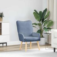 Fauteuil Blauw 63 x 67 x 94 cm Sherpa Stof