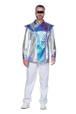 Space Jacket Metallic Heren