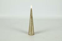 Ledkaars kegel Lyon D 5 cm H 25 cm goud