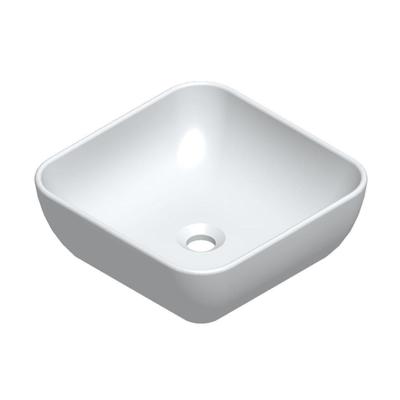 Sanicare Quattro waskom 40x40cm vierkant keramiek wit 35.00050T
