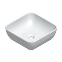 Sanicare Quattro waskom 40x40cm vierkant keramiek wit 35.00050T