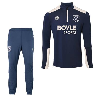 Umbro West Ham United Trainingspak 1/4-Zip 2025-2026 Blauw