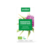 Purasana Supplementen Mariadistel Extract 60mg 60Capsules