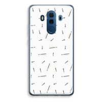 Hipster stripes: Huawei Mate 10 Pro Transparant Hoesje