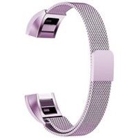 FitBit Alta HR - Milanese bandje - Maat: Small - Licht paars