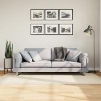 VidaXL Vloerkleed pamplona shaggy hoogpolig modern 80x150 cm crème