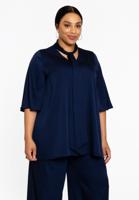 Yoek Tuniek flare SATINI | Blauw | Maat 58/60