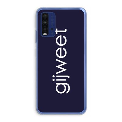 Gijweet: Xiaomi Redmi 9T Transparant Hoesje