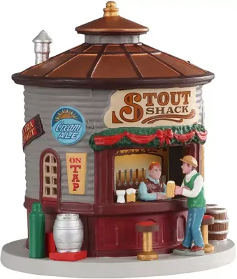 Lemax the stout shack verlicht kerstdorp tafereel 2020