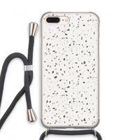 Terrazzo N°14: iPhone 7 PLUS Transparant Hoesje met koord