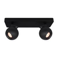 Artdelight Spot Bolero 2 lichts balk zwart Artdelight Spot Bolero 2 lichts balk zwart