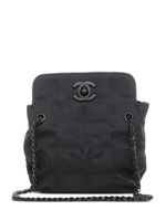 CHANEL Pre-Owned mini sac à logo CC (2002) - Noir - thumbnail