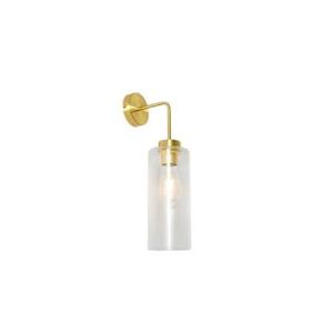 QAZQA Art Deco wandlamp goud met glas - Laura