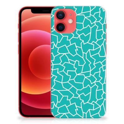 iPhone 12 Mini | Hoesje maken | Cracks Blue