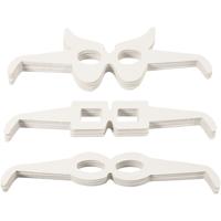 Creativ Company Brillen, h: 4,5-10 cm, l: 32 cm, wit, 160 stuk/ 1 doos