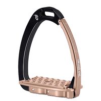 Tech Stirrups Venice Evo Stijgbeugels zwart/roségoud maat:12