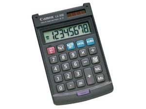 Canon LS-10TEG calculator Pocket Financiële rekenmachine Grijs