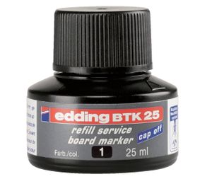 Edding BTK-25 markernavulling Zwart 25 ml 1 stuk(s)