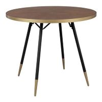 by fonQ Hendrix Eettafel - Ø 90 cm - Bruin