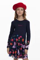 Jurk met tule rok vormen - BLUE - 13/14