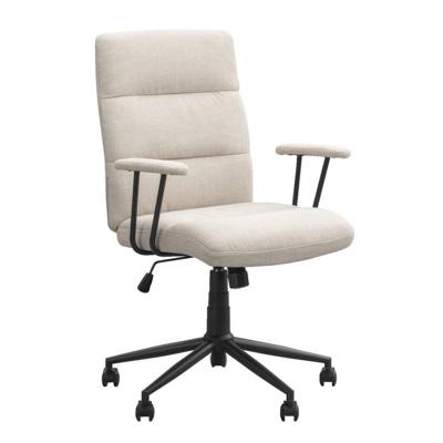 Leen Bakker - Bureaustoel Phil - Stof - Beige - 64x65x106 Cm