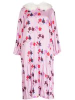 Comme Des Garçons Girl robe fleurie à col claudine - Violet