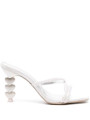 Sophia Webster mules Aphrodite 85 mm - Blanc