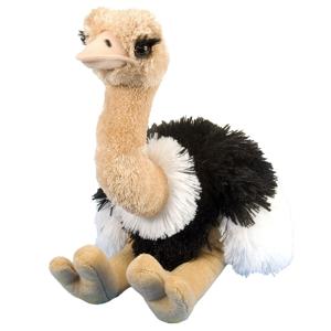 Wild Republic Pluche struisvogel knuffel - 35 cm - struisvogel - speelgoed knuffels