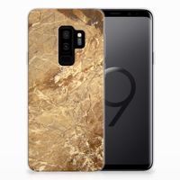 Samsung Galaxy S9 Plus TPU Siliconen Hoesje Marmer Creme