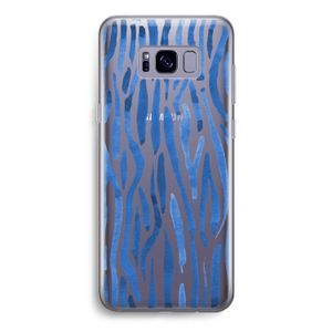 Blauwe nerven: Samsung Galaxy S8 Transparant Hoesje