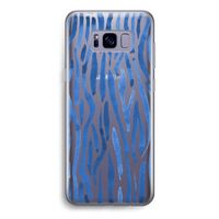 Blauwe nerven: Samsung Galaxy S8 Transparant Hoesje