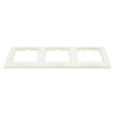 Berker B S1 Afdekraam | Inbouw | 3-voudig | Polarwit - 66.033.24
