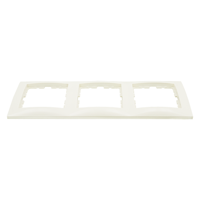 Berker B S1 Afdekraam | Inbouw | 3-voudig | Polarwit - 66.033.24
